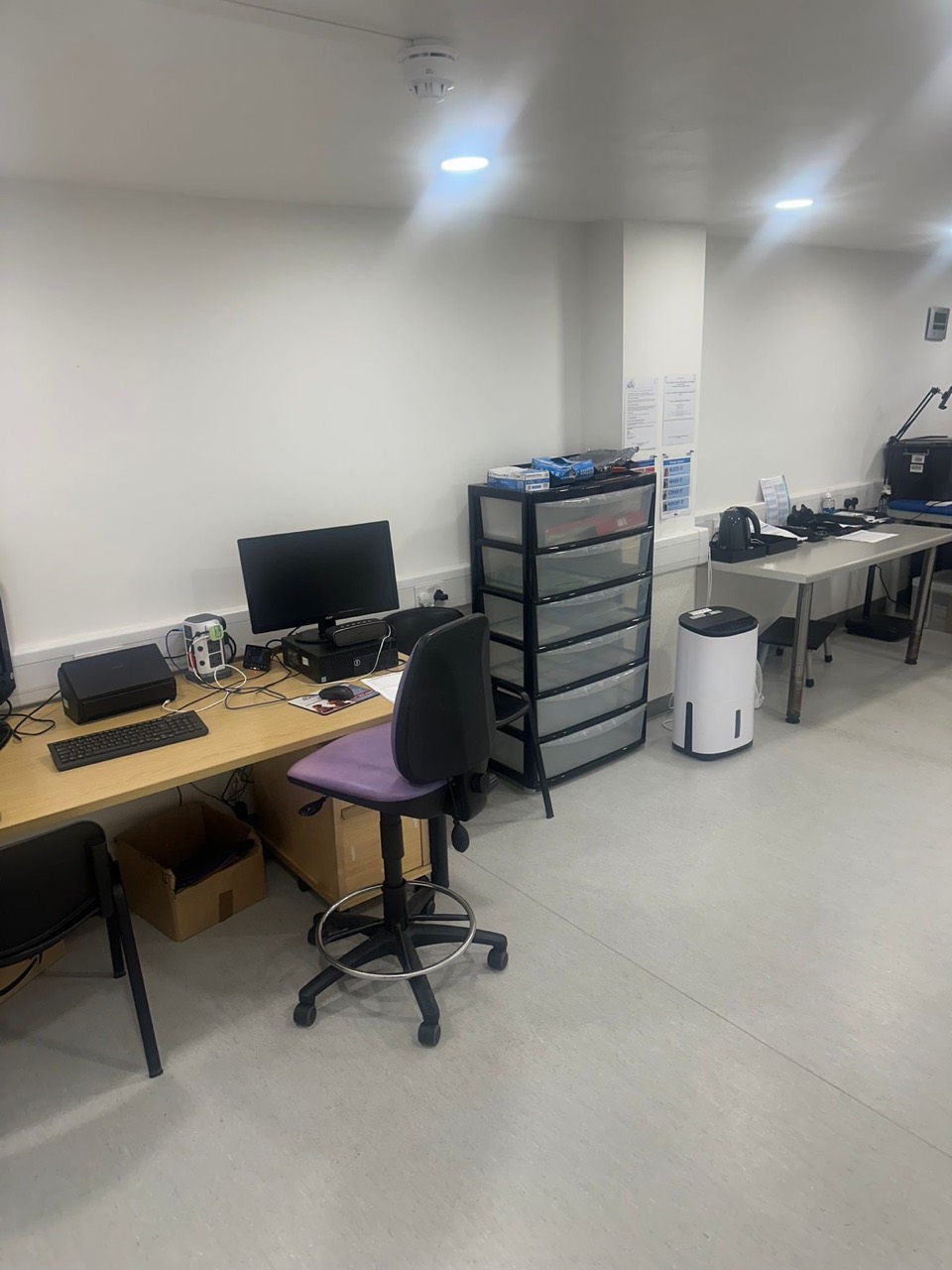 Procedure preparation room with worktops and storage for aesthetic treatments in Bradford